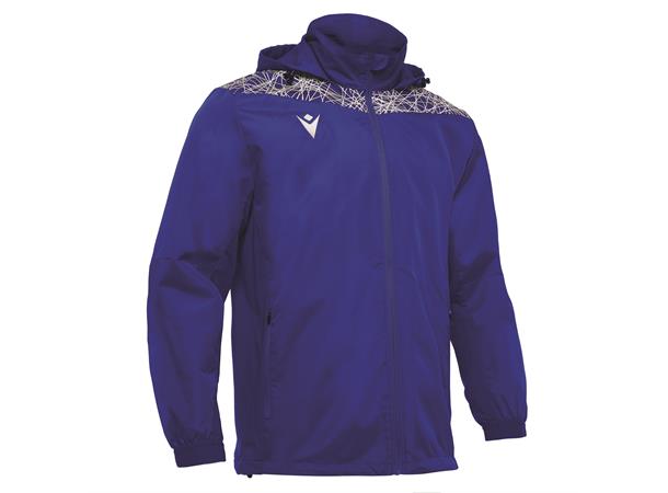 Lahti Showerjacket BLÅ/HVIT S Vann- og vindavstøtende jakke - Unisex 