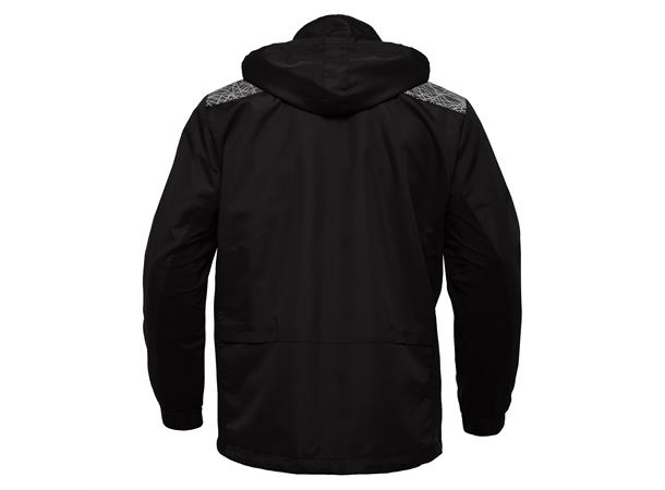 Lahti Showerjacket SORT/HVIT XXL Vann- og vindavstøtende jakke - Unisex 