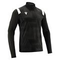 Purus 1/4 Zip Top BLK/WHT S Teknisk treningsgenser - Unisex