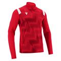 Purus 1/4 Zip Top RED/WHT 3XL Teknisk treningsgenser - Unisex