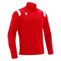 Gange 1/4 Zip Top RED/WHT M Teknisk treningsgenser - Unisex