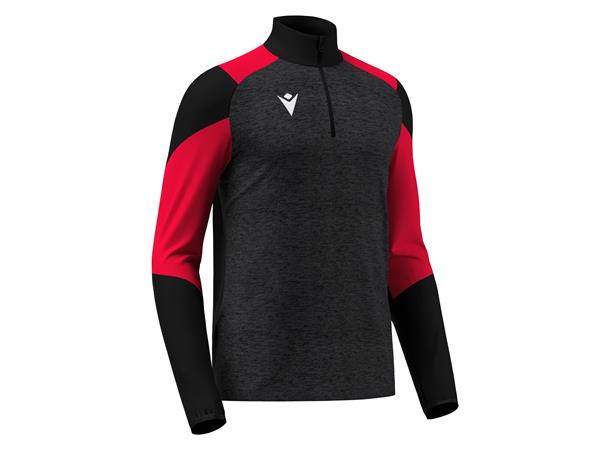 Izel Training 1/4 Zip Top BLK/RED 3XL Teknisk treningsgenser - Unisex 