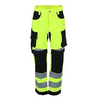 Bismuth Roofpant Hi-Vis W Arbeidsbukse med 4-veis stretch til dame