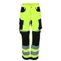Bismuth Roofpant Hi-Vis W Safety Yel. 40 Arbeidsbukse med 4-veis stretch til dame