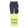 Malamut Pant Hi-Vis W Safety Yel 42 Arbeidsbukse med 4-veis stretch Dame