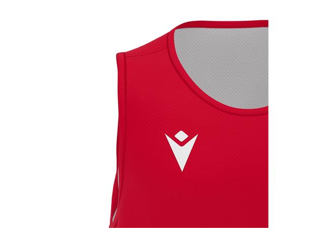 X500 Basket Shirt RED/WHT 3XL Vendbar teknisk basketdrakt - Unisex 